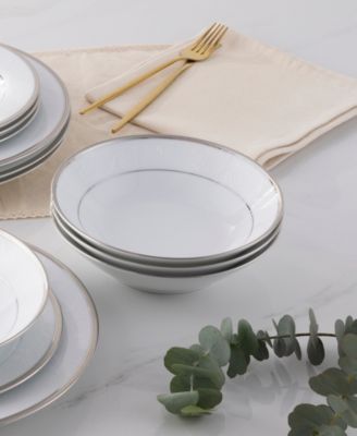 Regina Platinum Set of 4 Soup Bowls, 7.50", 12 oz.