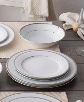 Regina Platinum 12-Piece Dinnerware Set, Service For 4