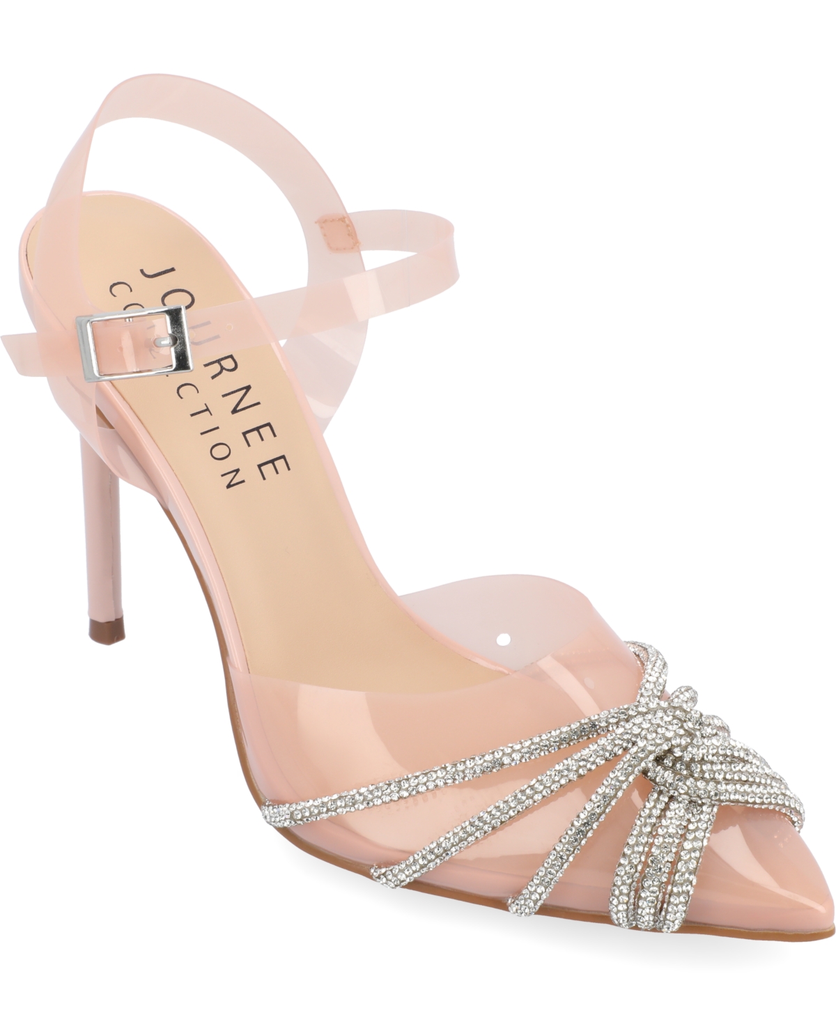 Journee Collection Women's Eleora Lucite Stilettos