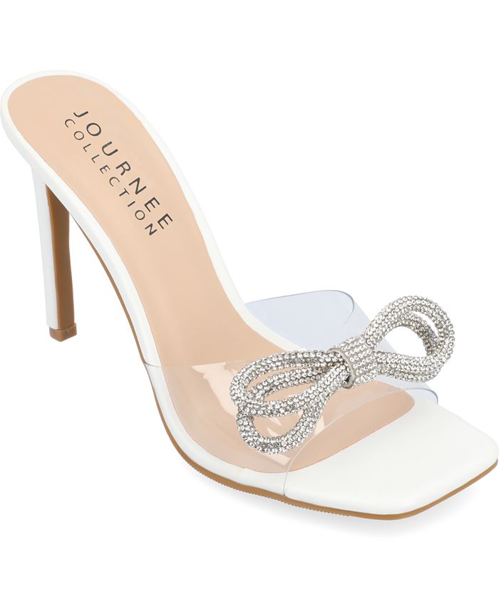 Macy's white high heels online