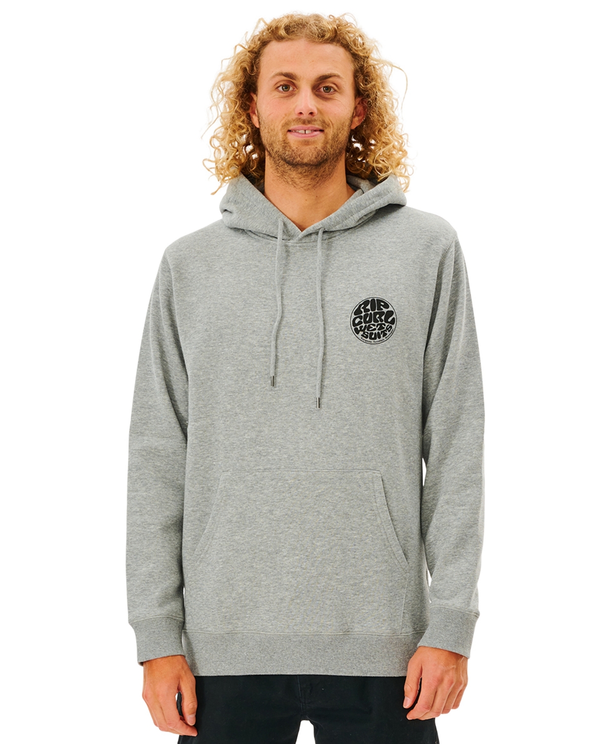 Rip Curl Men's Wetsuit Icon Long Sleeve Hood Sweatshirt In Gray Marle