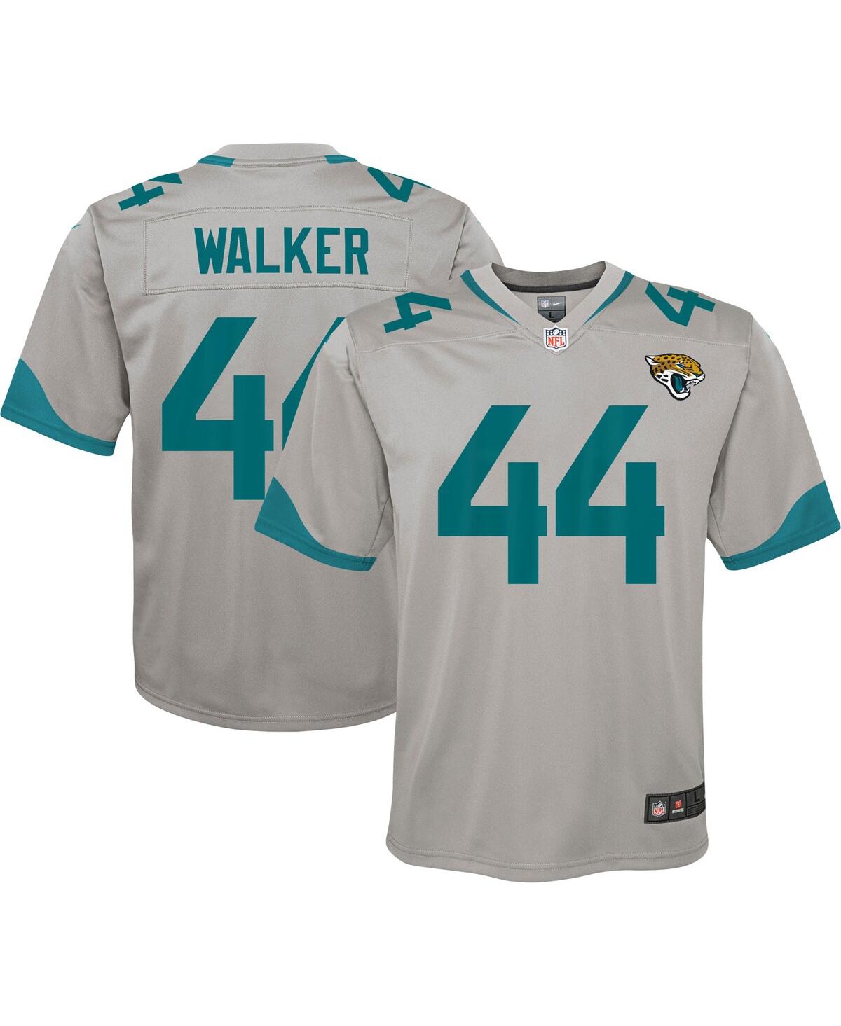 Big Boys and Girls Nike Travon WalkerJacksonville Jaguars Inverted Game Jersey - Silver
