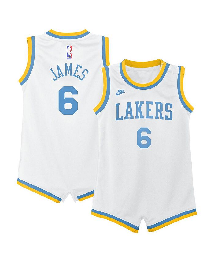 Nike Infant Boys and Girls LeBron James White Los Angeles Lakers 2022/23  Swingman Jersey - Classic Edition - Macy's