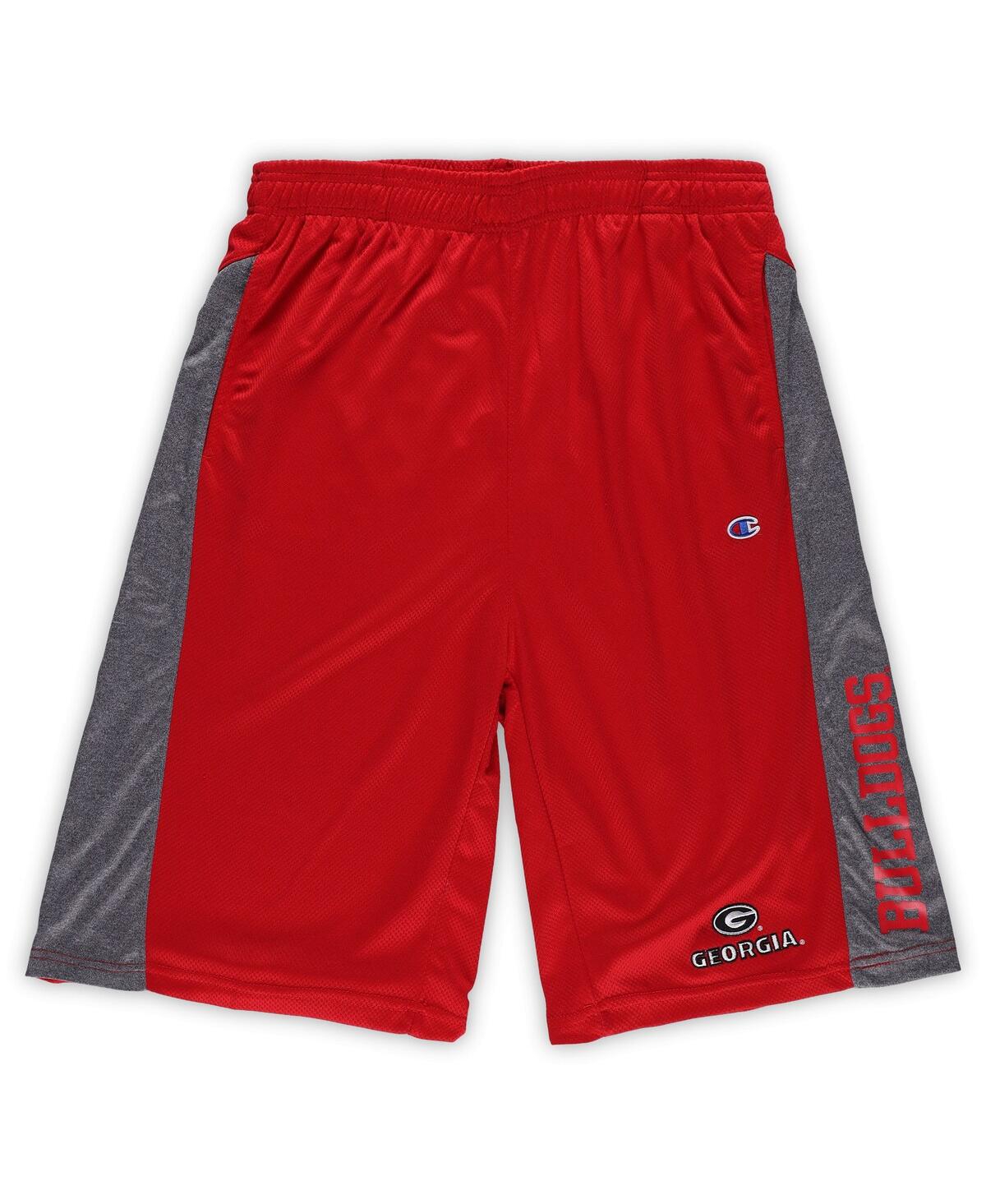Shop Profile Men's Red Georgia Bulldogs Big And Tall Textured Shorts