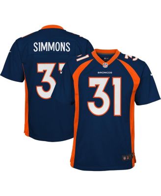 Youth Nike Navy Denver Broncos Game Custom Jersey