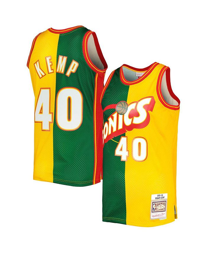 Men's Basketball Jerseys,NBA- Seattle Supersonics Shawn Kemp#40