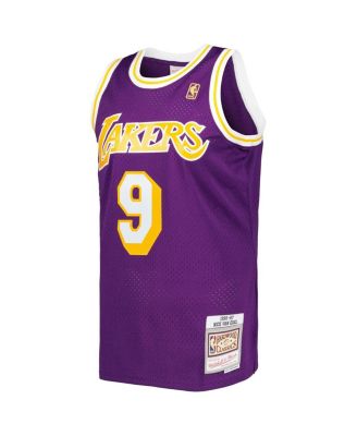 Mitchell & Ness Men's Nick Van Exel Purple Los Angeles