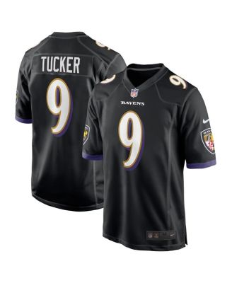 Men's Nike Justin Tucker White Baltimore Ravens Game Jersey Size: 3XL