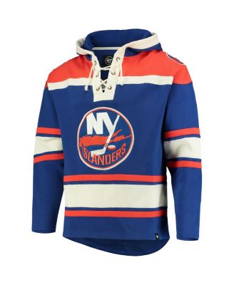 Men's Royal New York Islanders Superior Lacer Pullover Hoodie