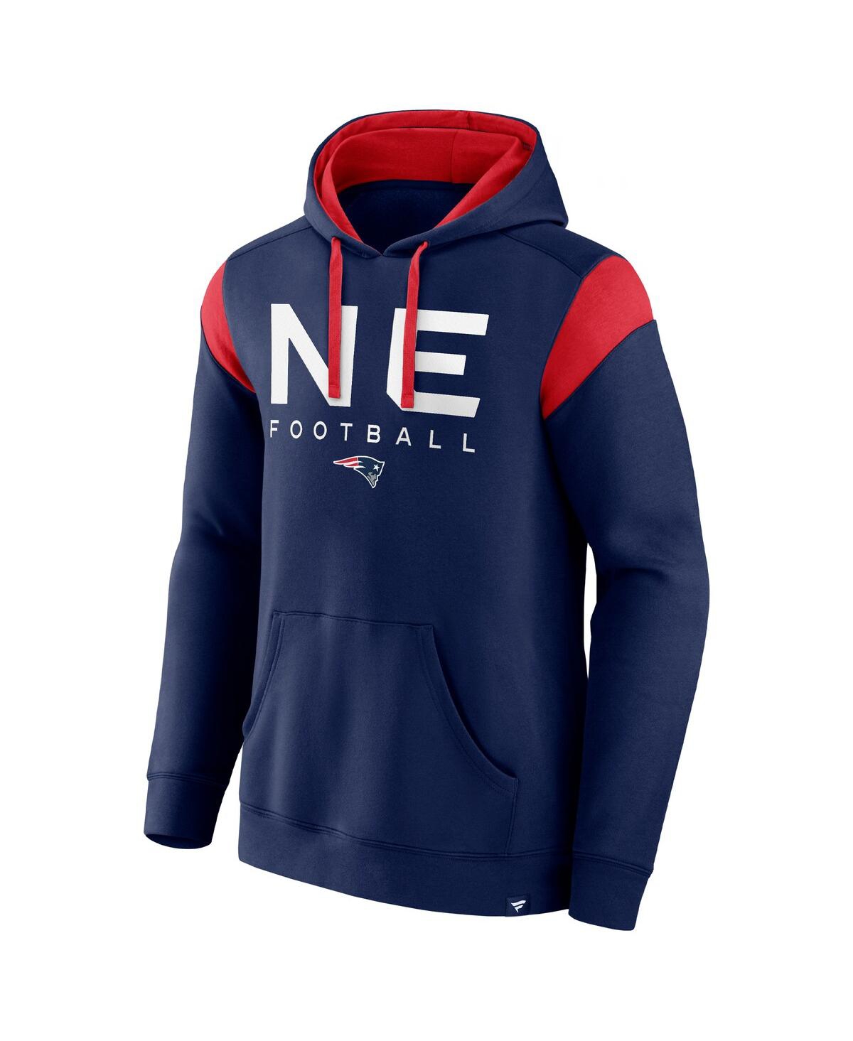 Men's FanaticsNew England Patriots Call The Shot Pullover Hoodie - Navy