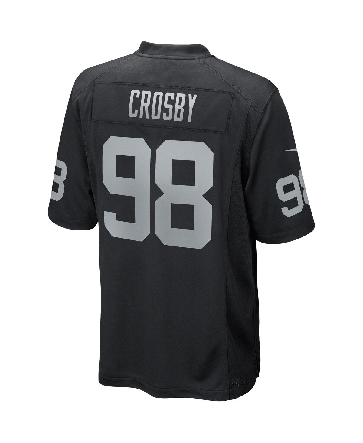 Men's Nike Maxx CrosbyLas Vegas Raiders Game Jersey - Black