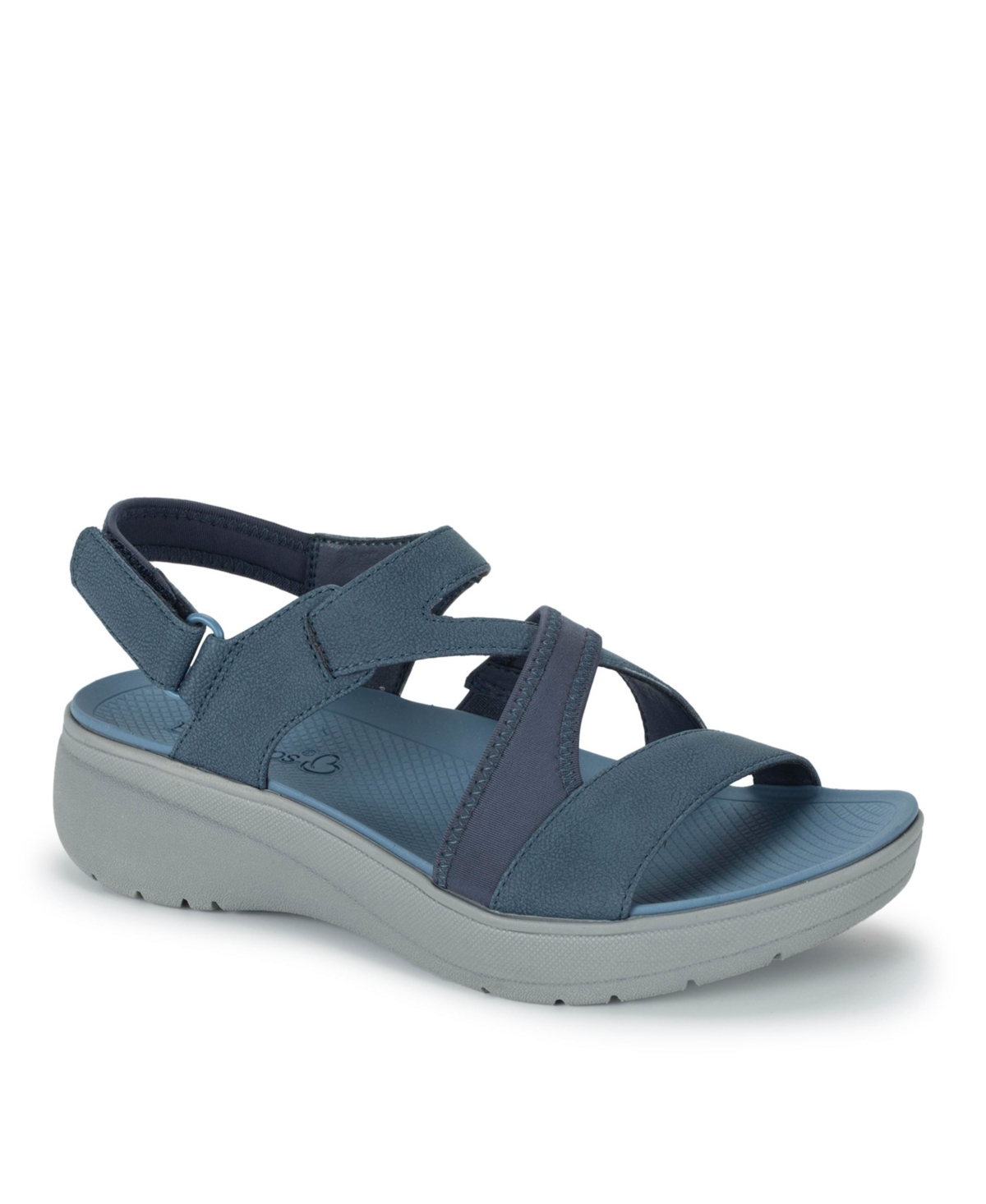 Baretraps Women's Temira Wedge Sandal In Navy Blue