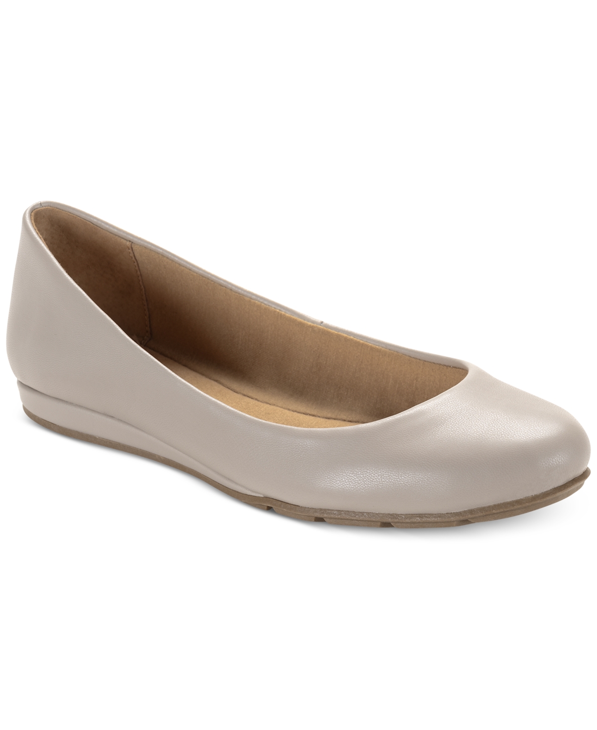 Sun + Stone Women's Eliana Ballet Flats, Created For Macy's In Taupe