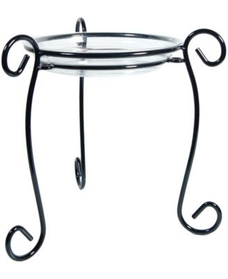 Simply Perfect Metal Plant Stand, Black 13in H