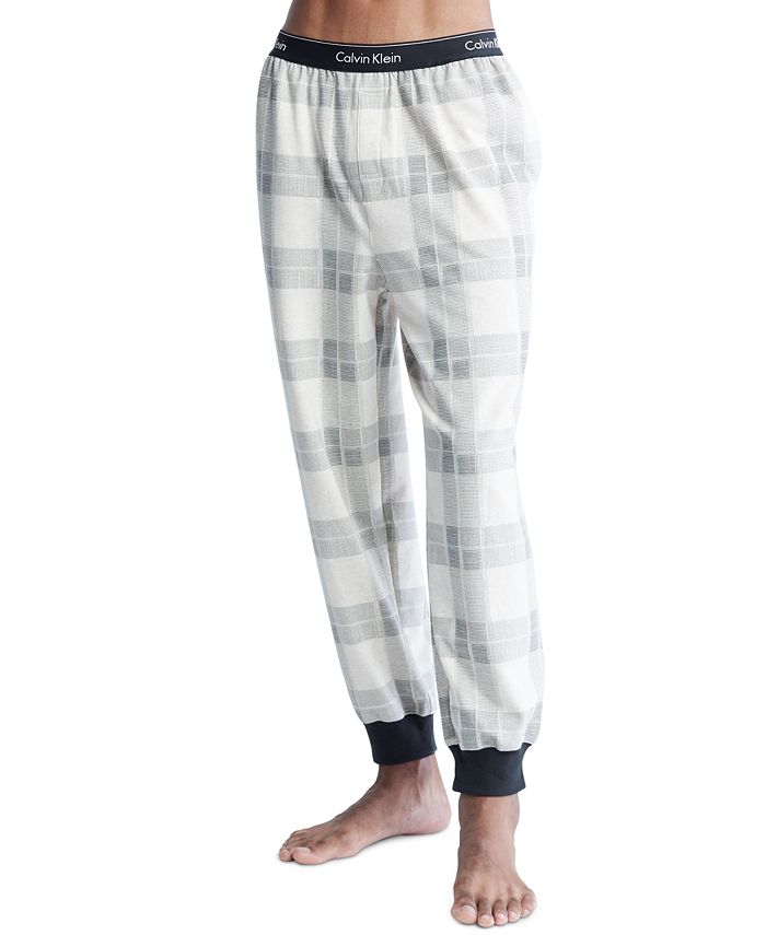 Calvin Klein Men's Modern Holiday Lounge Plaid Jogger Pajama Pants ...