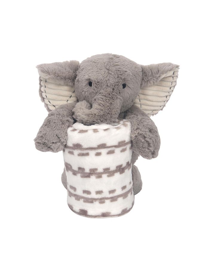 Lambs & Ivy Blanket & Plush Luxury Newborn Baby Gift Set - Gray ...