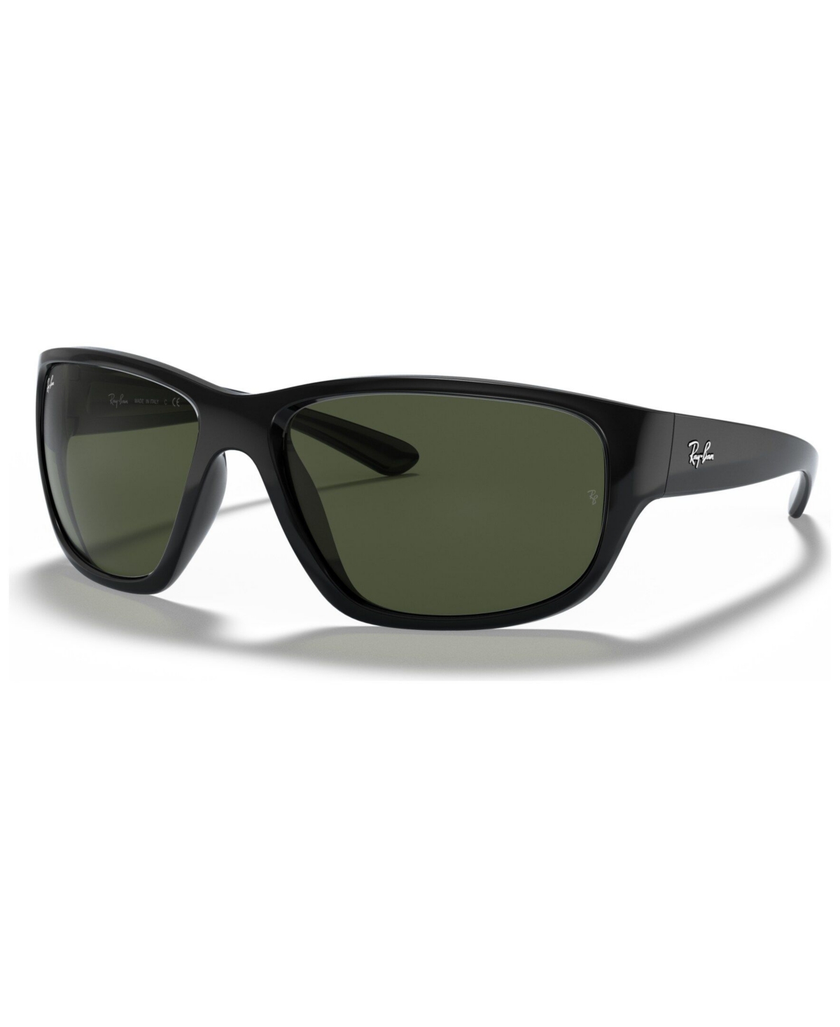 Shop Ray Ban Men's Sunglasses, Rb4300 63 In Black,green