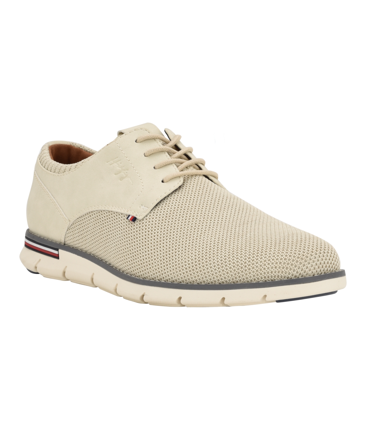 Shop Tommy Hilfiger Men's Winner Casual Lace Up Oxfords In Light Natural