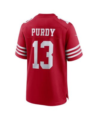Men's Brock Purdy Scarlet San Francisco 49ers Game Player Jersey