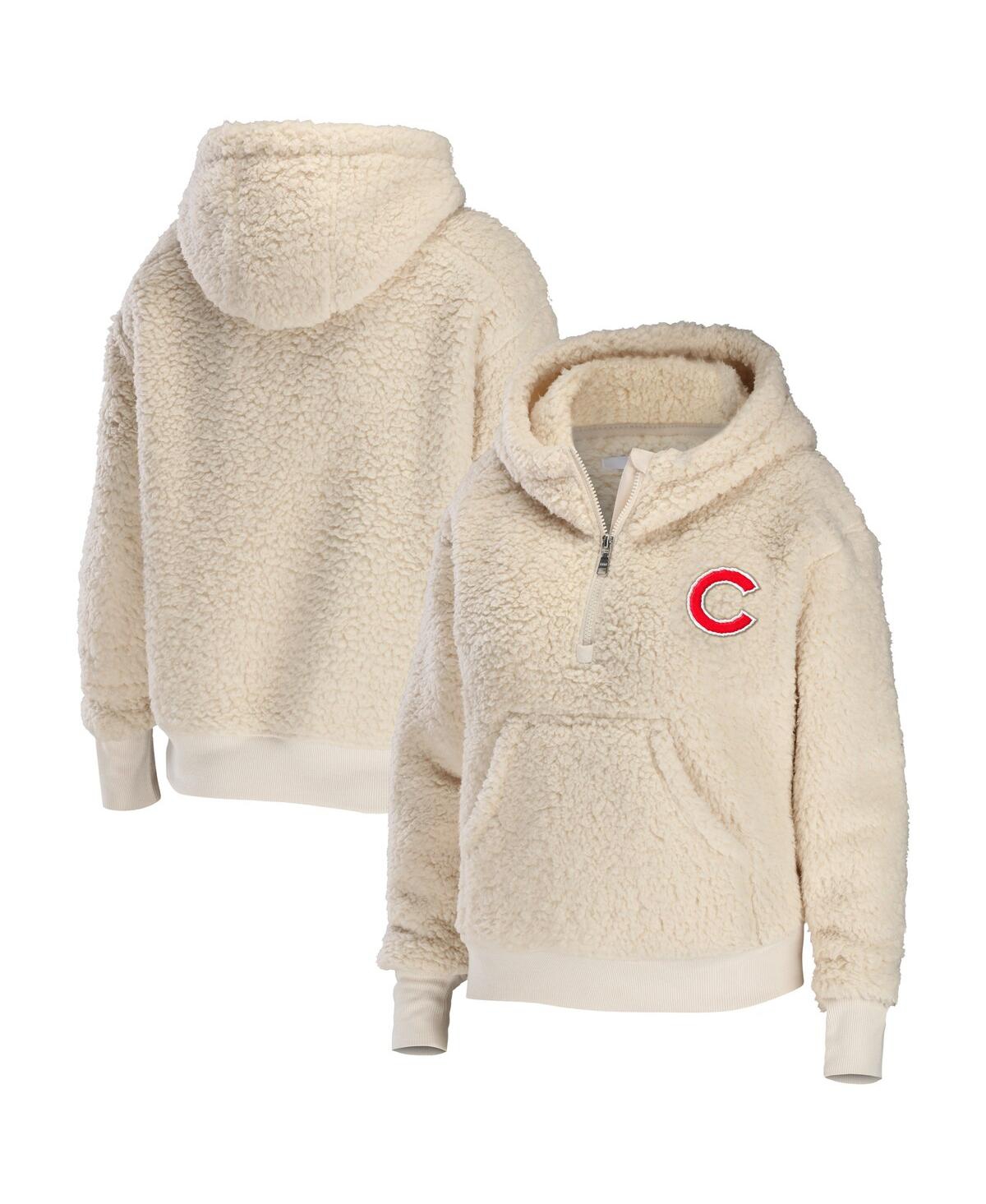 Chicago Cubs WEAR by Erin Andrews Women's Vintage Cord Pullover
