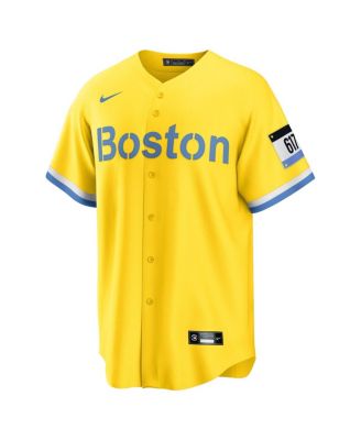 Men's David Ortiz Gold Boston Red Sox Retired Player City Connect Replica Jersey