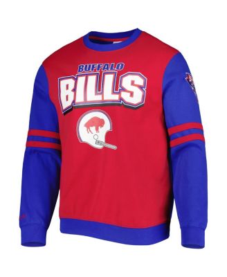 Men's Red Buffalo Bills All Over 2.0 Pullover Sweatshirt