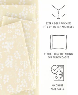 The Timeless Classics Premium Ultra Soft Pattern 3-Pc. Sheet Set, Twin