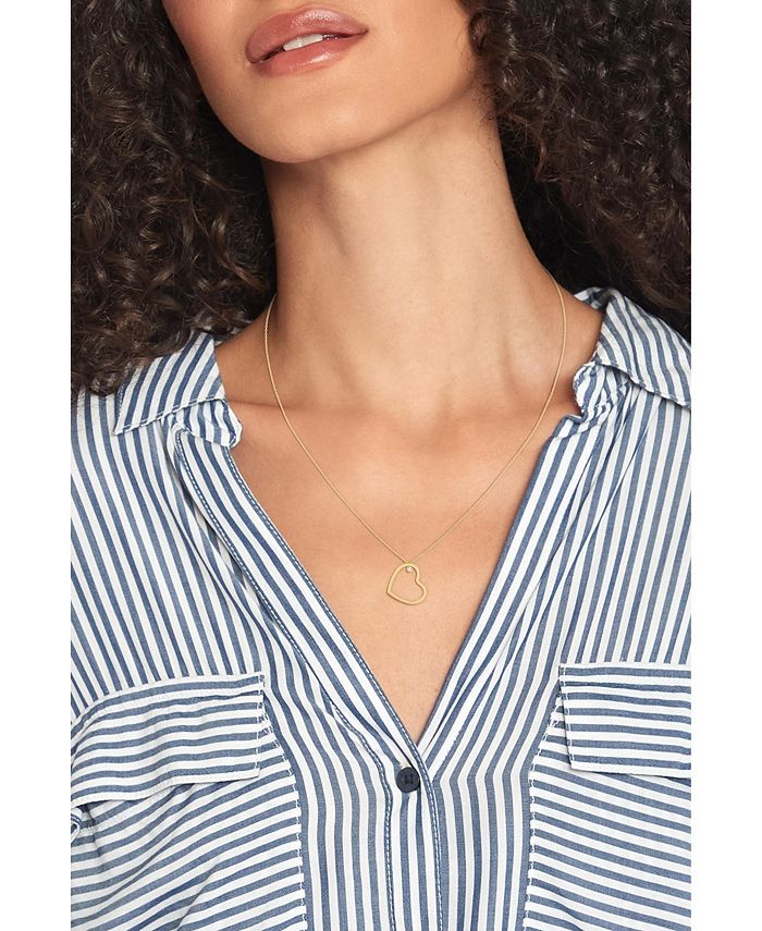 Tommy hilfiger heart necklace clearance