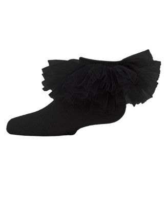 Girl's Oversized Tutu Ballerina Anklet Socks