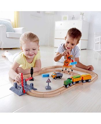hape train set in a box