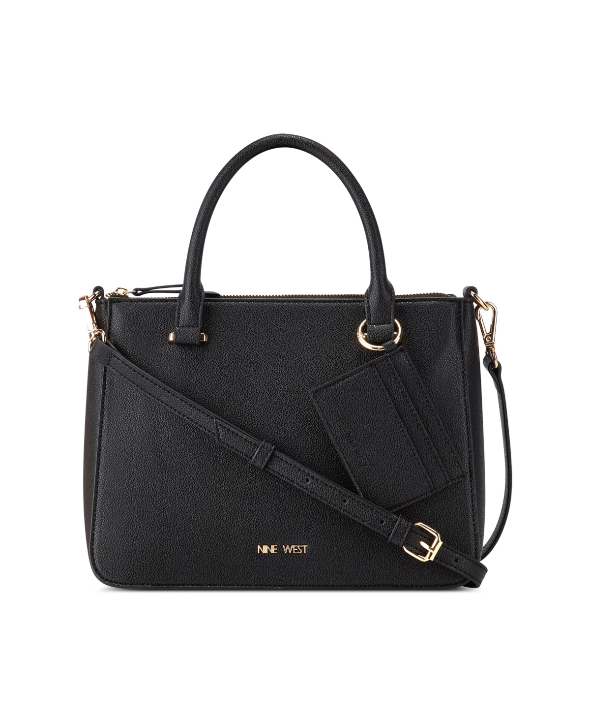Nine West Women's Lucianne Jet Set Satchel Smart Closet