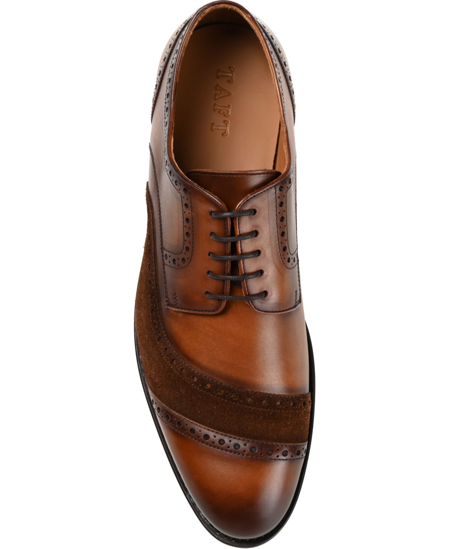 Обувь Taft Men's Gladiator Full-grain Leather Dress Shoes, цвет: Шоколадный — фото 4