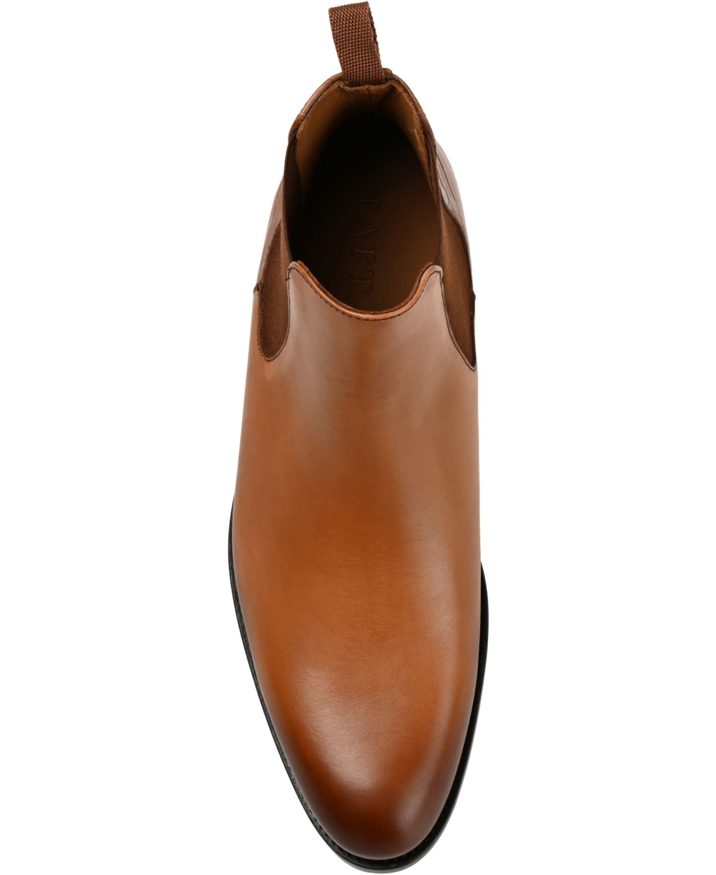 Мужские ботинки Taft Hiro Leather and Embossed Croc Detailing Chelsea, цвет: Медовый — фото 4