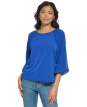 Calvin klein store green blouse