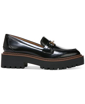 Sam Edelman Women's Laurs Lug-Sole Tailored Loafer Flats - Macy's