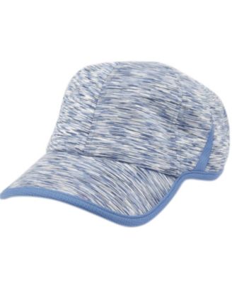 Women's Ponytail Messy Buns Yoga Ponycap with Zipper Opening