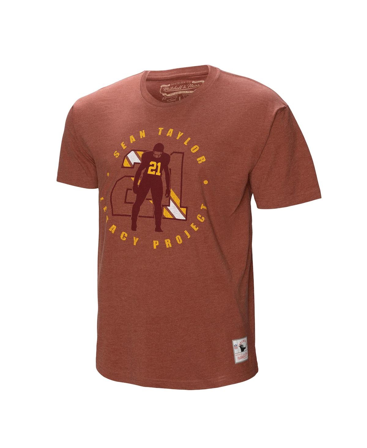 Shop Mitchell & Ness Men's  Burgundy Washington Commanders Sean Taylor Legacy Project T-shirt