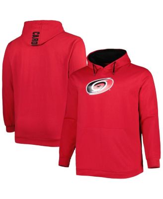 Men's Red Carolina Hurricanes Big and Tall Fleece Pullover Hoodie