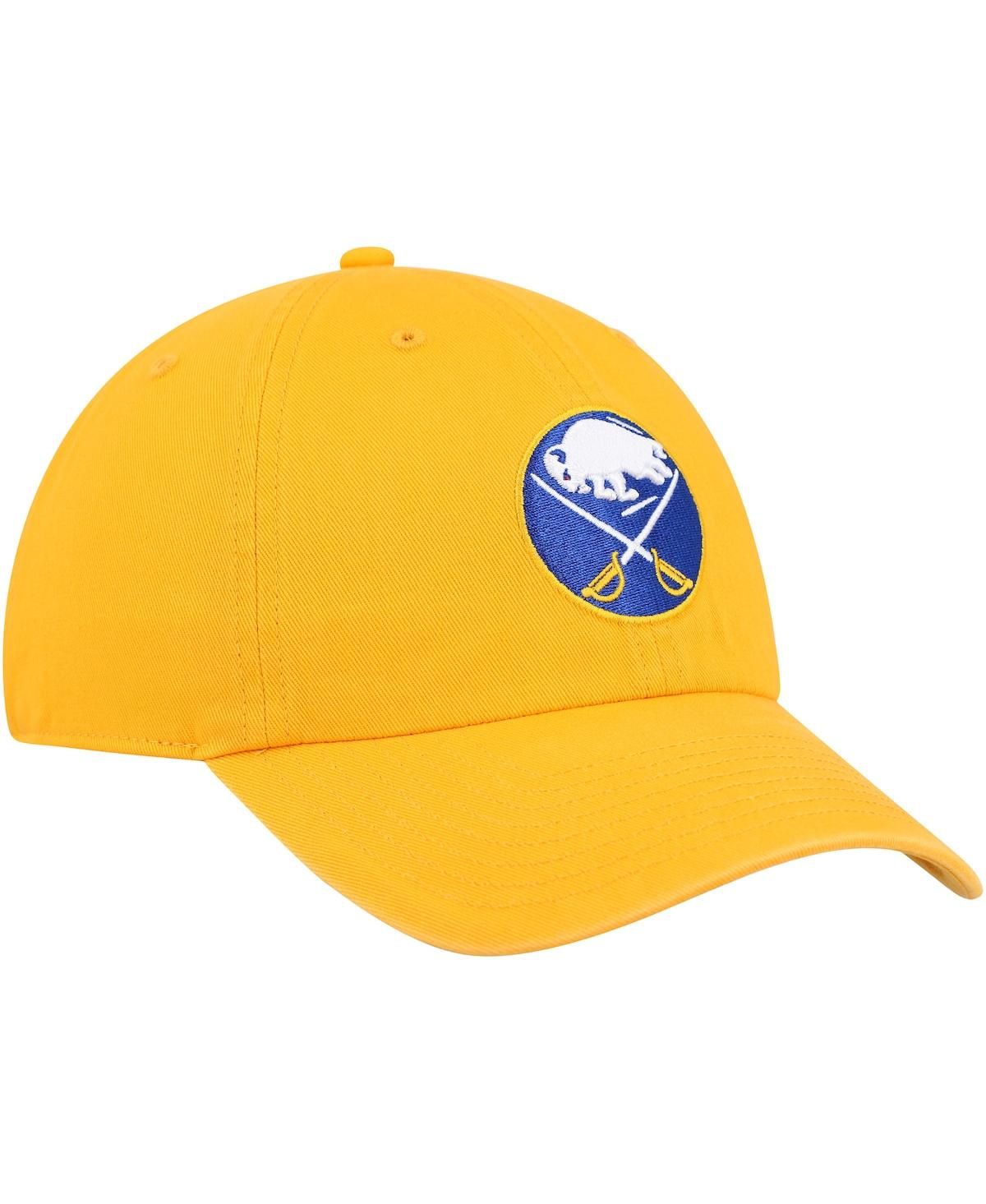 Shop 47 Brand Men's ' Gold Buffalo Sabres Clean Up Adjustable Hat