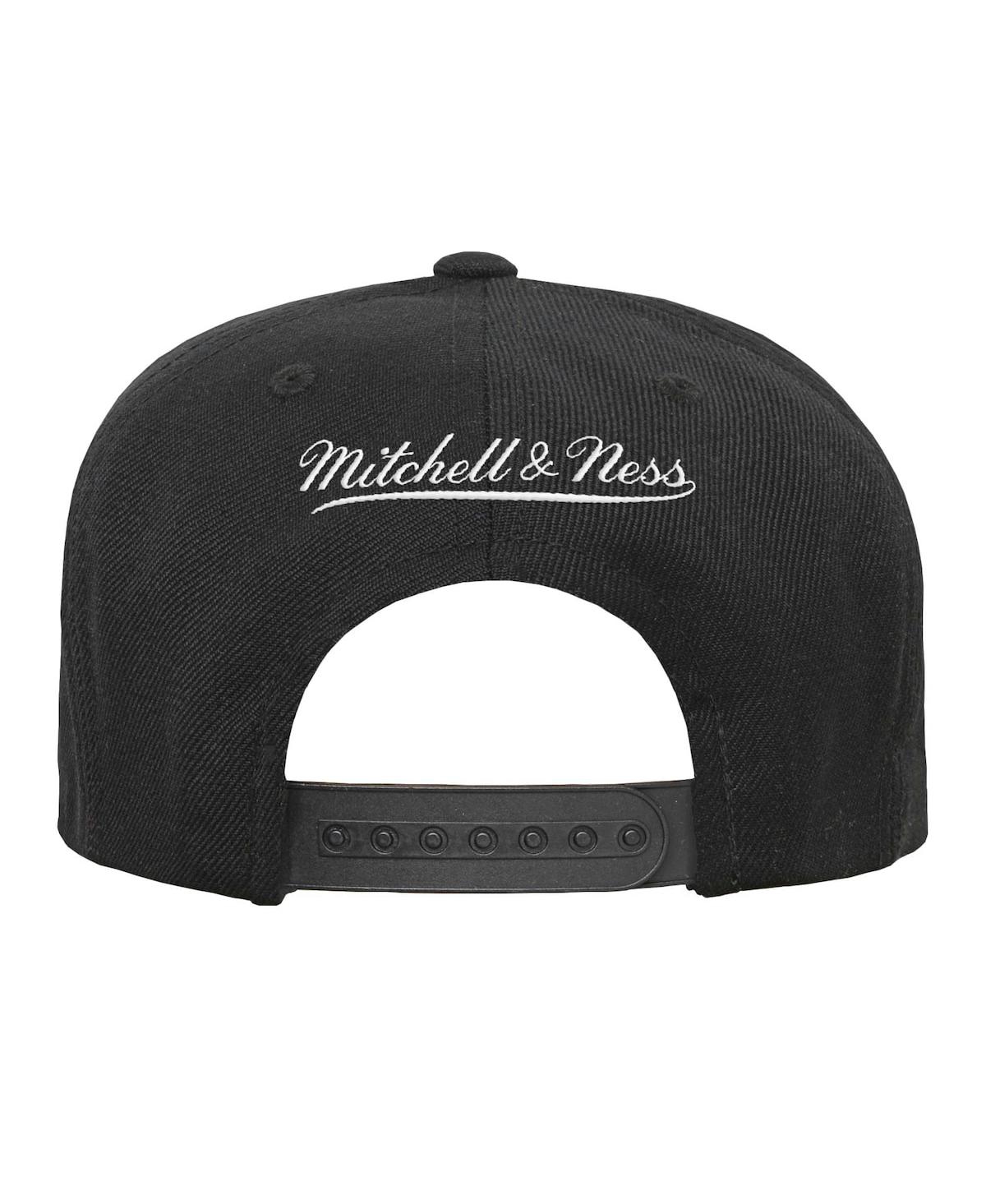 Big Boys and Girls Mitchell & NessNew Orleans Saints Gridiron Classics Ground Snapback Hat - Black