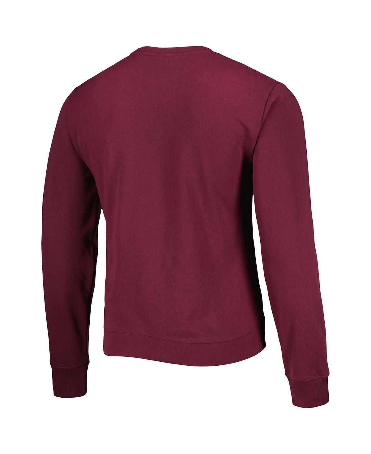 Shop League Collegiate Wear Men's  Maroon Arizona State Sun Devils 1965 Arch Essential Pullover Sweatshirt