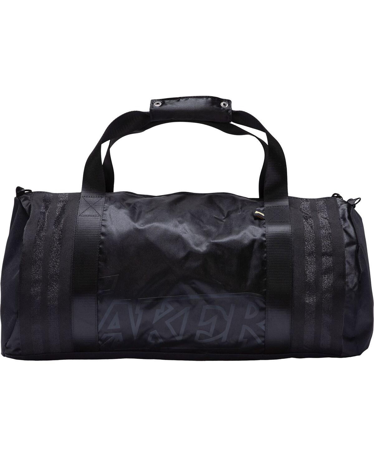 Shop Mitchell & Ness Boys And Girls Los Angeles Lakers Hardwood Classics Satin Duffel Bag In Black