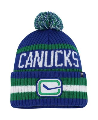 Men's Blue Vancouver Canucks Bering Cuffed Knit Hat with Pom