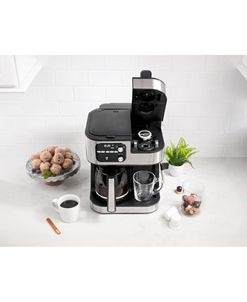 Cuisinart Coffee Maker Barista System, Coffee Center 4-In-1 Coffee Machine,  Single-Serve Coffee, Espresso & Nespresso Capsule Compatible, 12-Cup