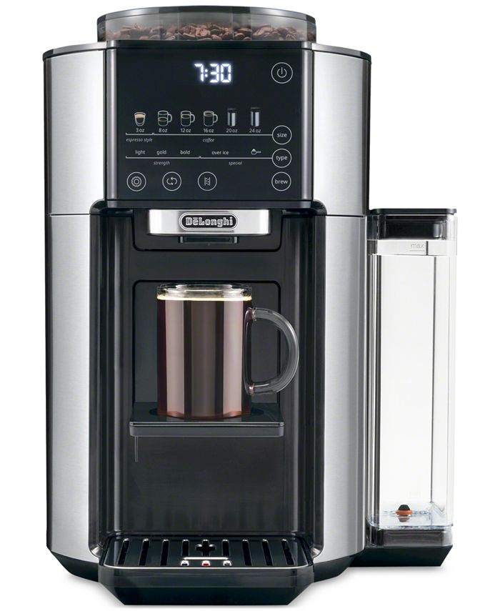 The DeLonghi TrueBrew Automatic Coffee Machine with Bean Extract
