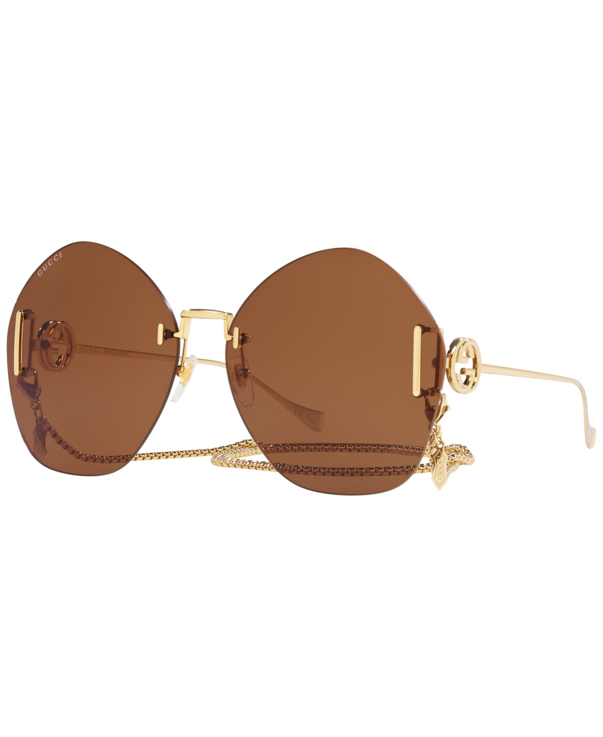 Gucci Women's Sunglasses, Gg1203s In Gold-tone