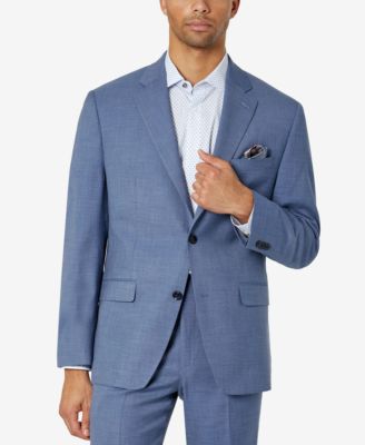 Sean John Men's Classic-Fit Light Blue Pinstripe Suit Pants - Macy's