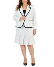 White Skirt Suit Plus Size Suits Macy s