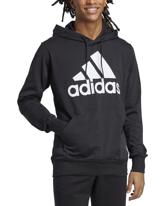 adidas Men's Essentials Performance Jersey Logo Hoodie - Macy's