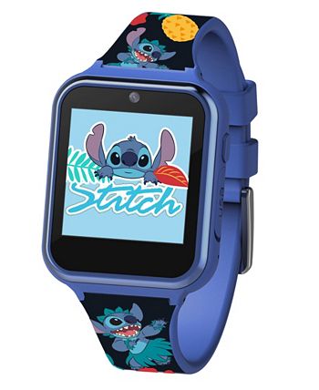 Disney Children's Lilo and Stitch Blue Silicone Smart Watch 38mm